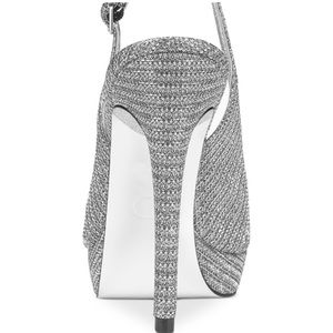 Adrianna Papell Rita Pewter Lancelot Metallic. Sandals Party Shoes, Size 6